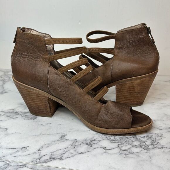 Eileen Fisher James Strappy Block Heel Sandal 10 - Picture 5 of 7